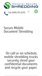 Mobile Screenshot of coastalshred.com